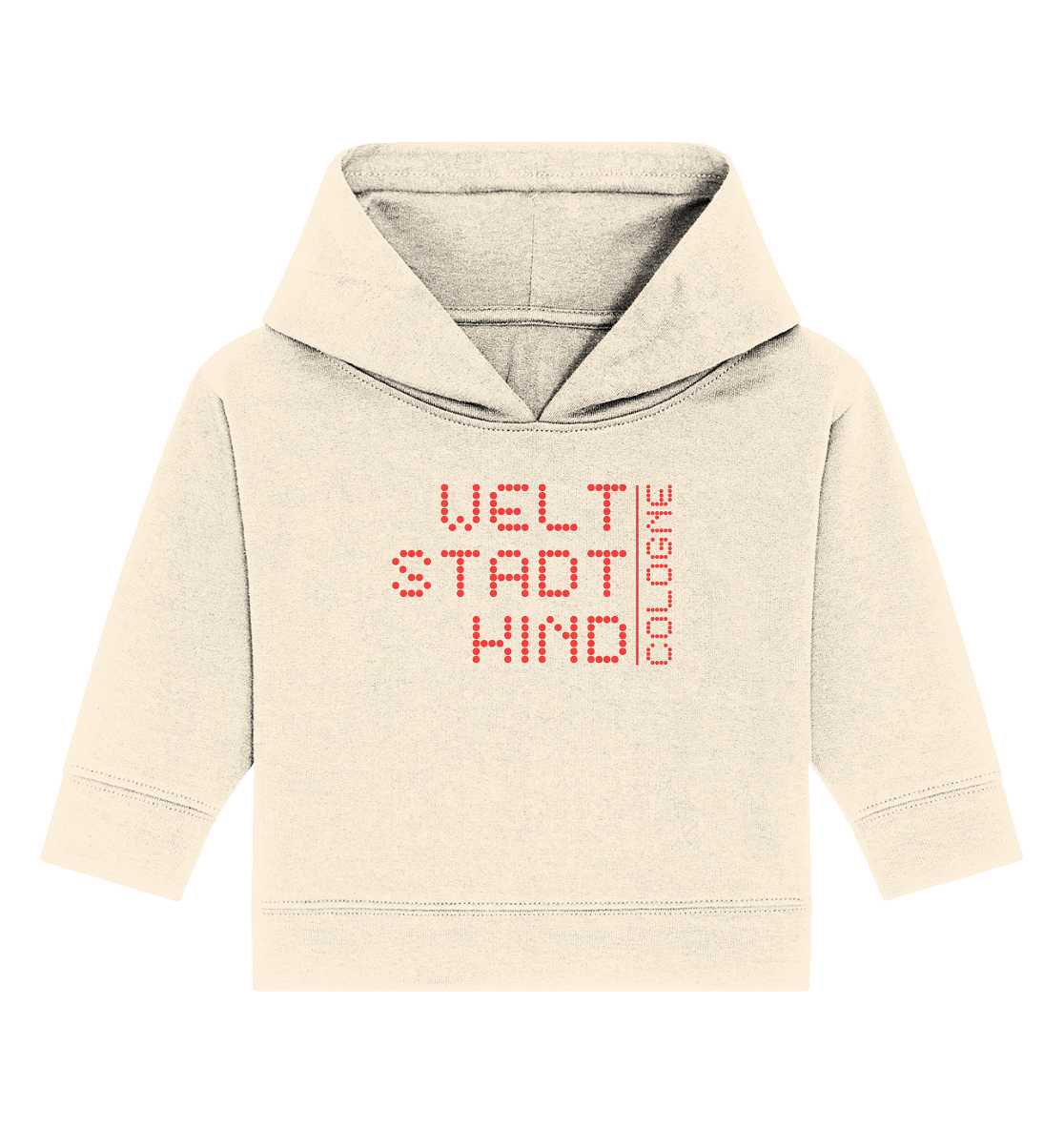 WSK CGN red - Baby Organic Hoodie