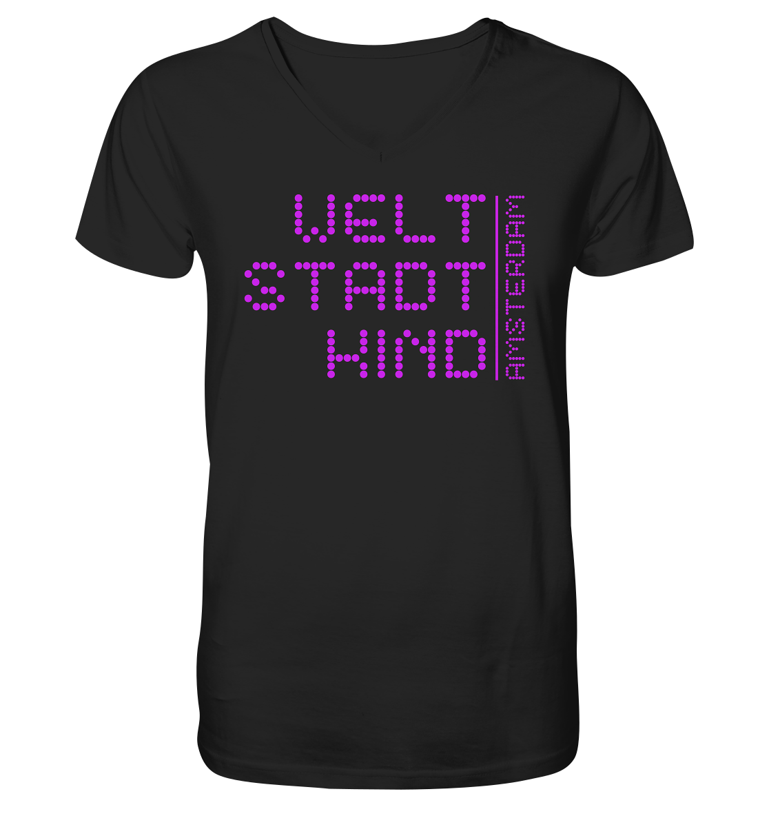 WSK AMS - Mens Organic V-Neck Shirt