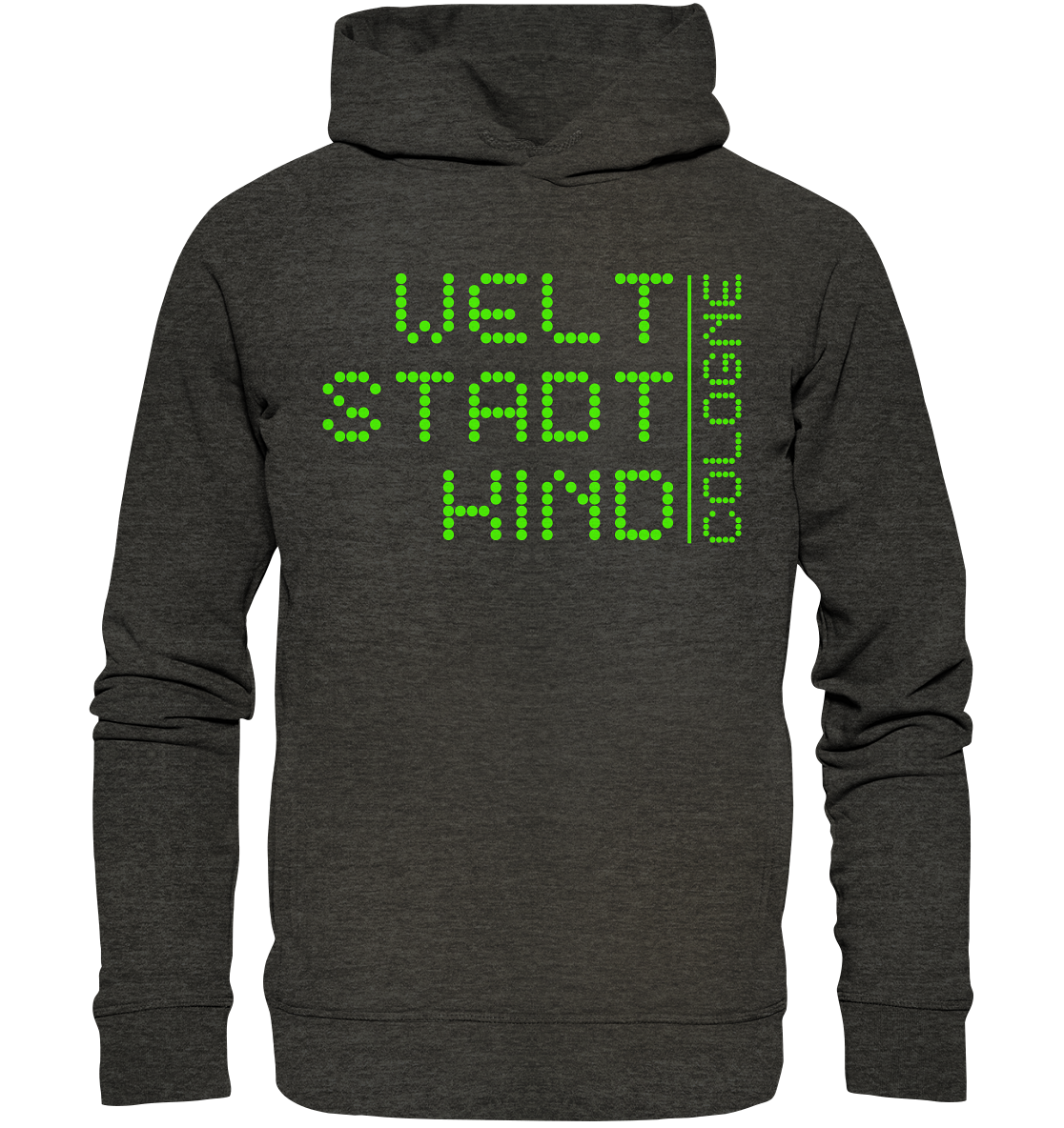 WSK CGN green - Organic Fashion Hoodie
