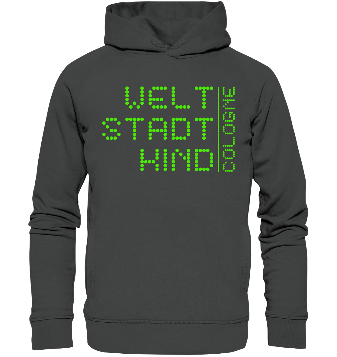 WSK CGN green - Organic Fashion Hoodie