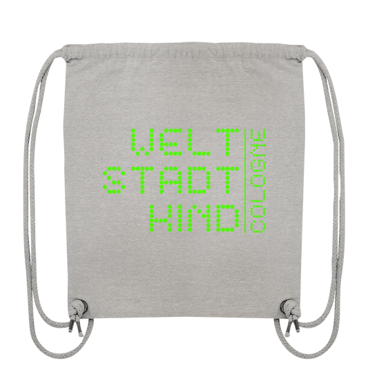 WSK CGN green - Organic Gym-Bag