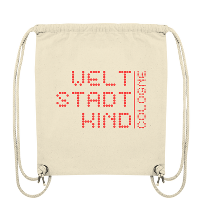 WSK CGN red - Organic Gym-Bag
