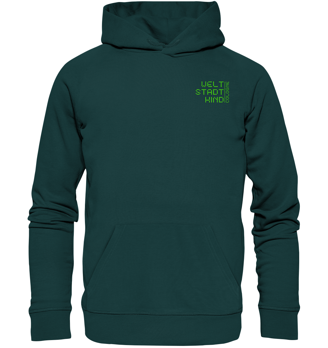 WSK CGN green - Organic Hoodie