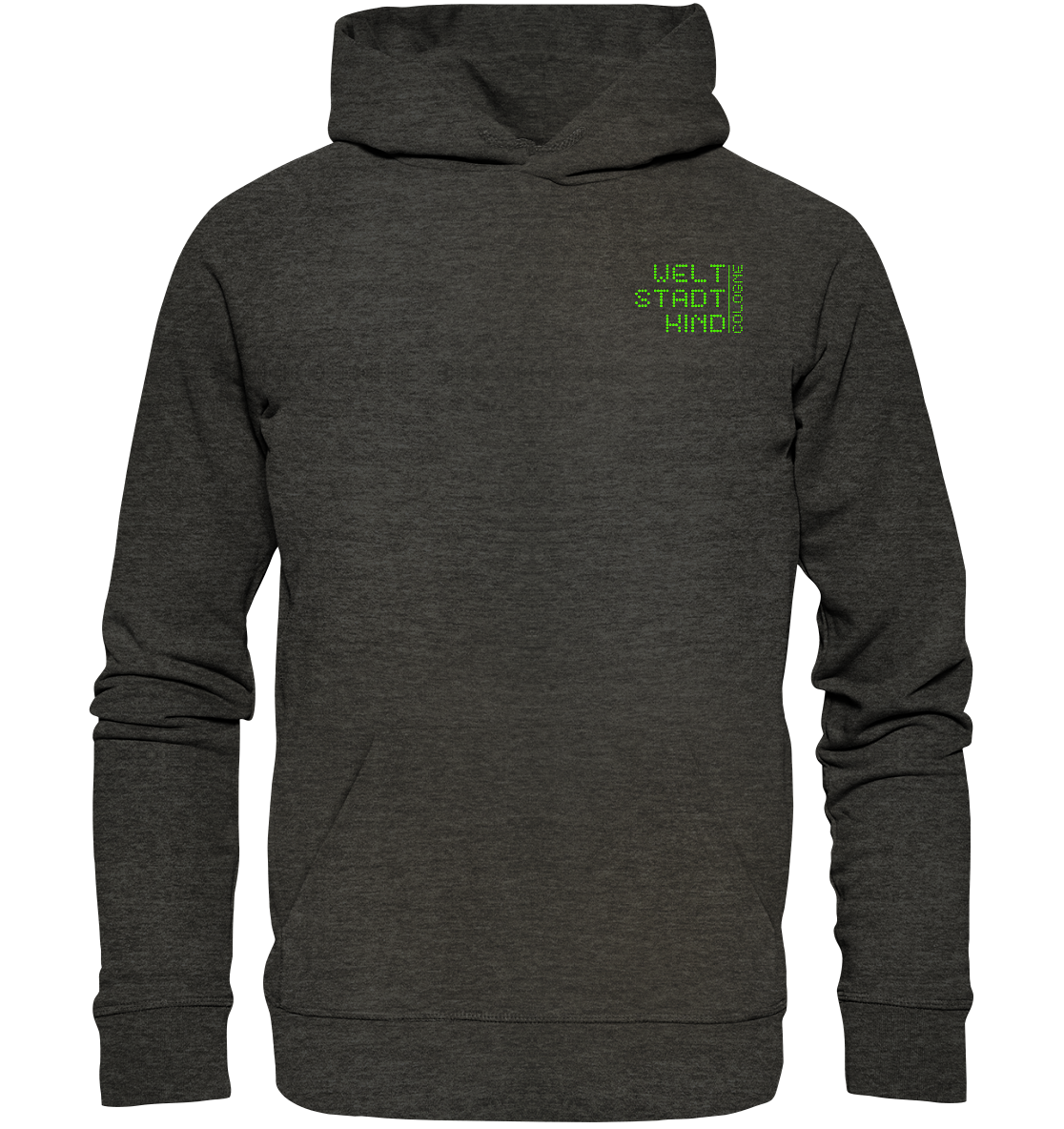 WSK CGN green - Organic Hoodie