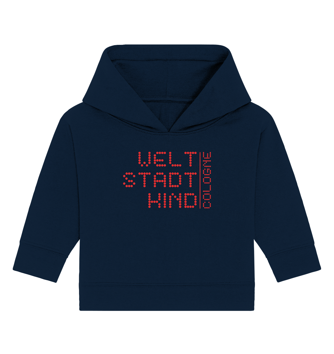 WSK CGN red - Baby Organic Hoodie