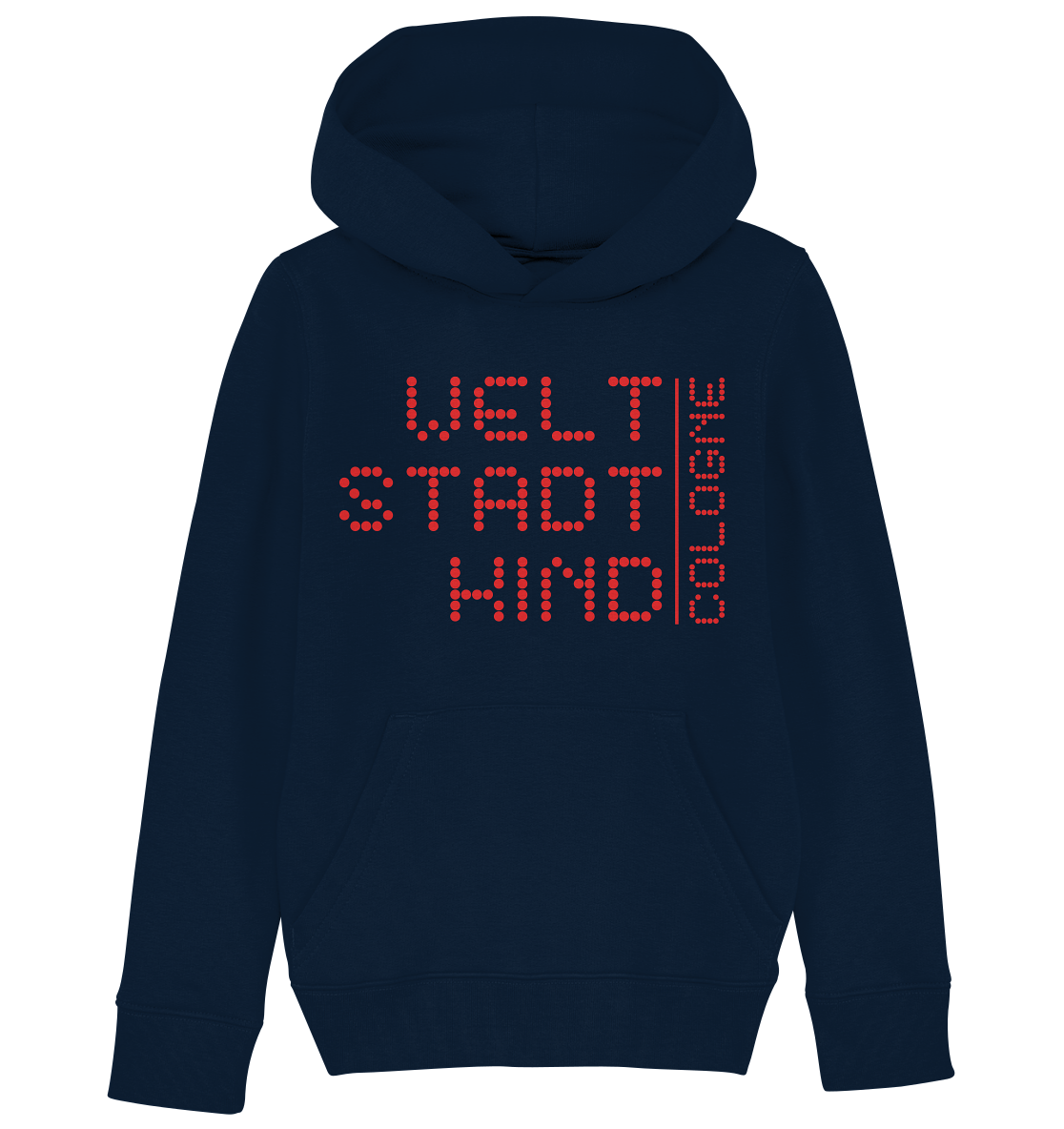 WSK CGN red - Kids Organic Hoodie