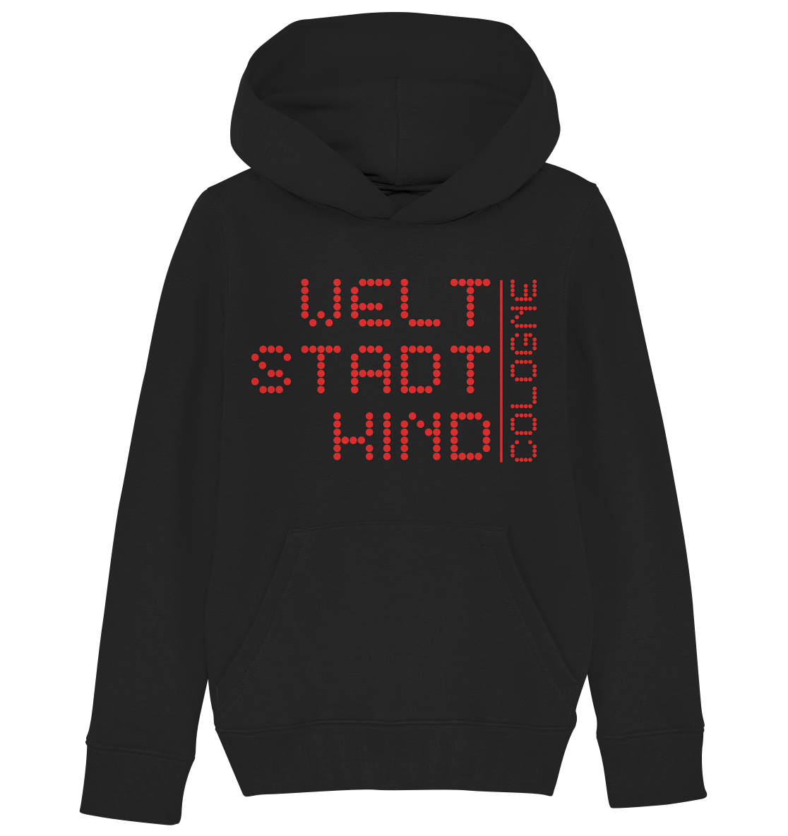 WSK CGN red - Kids Organic Hoodie
