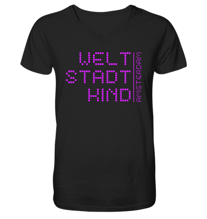 WSK AMS - Mens Organic V-Neck Shirt