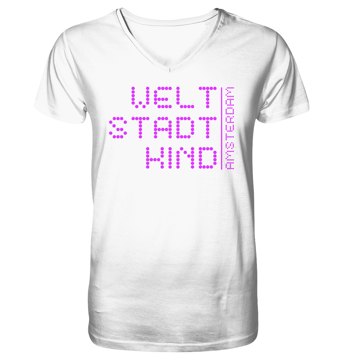 WSK AMS - Mens Organic V-Neck Shirt
