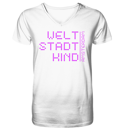 WSK AMS - Mens Organic V-Neck Shirt
