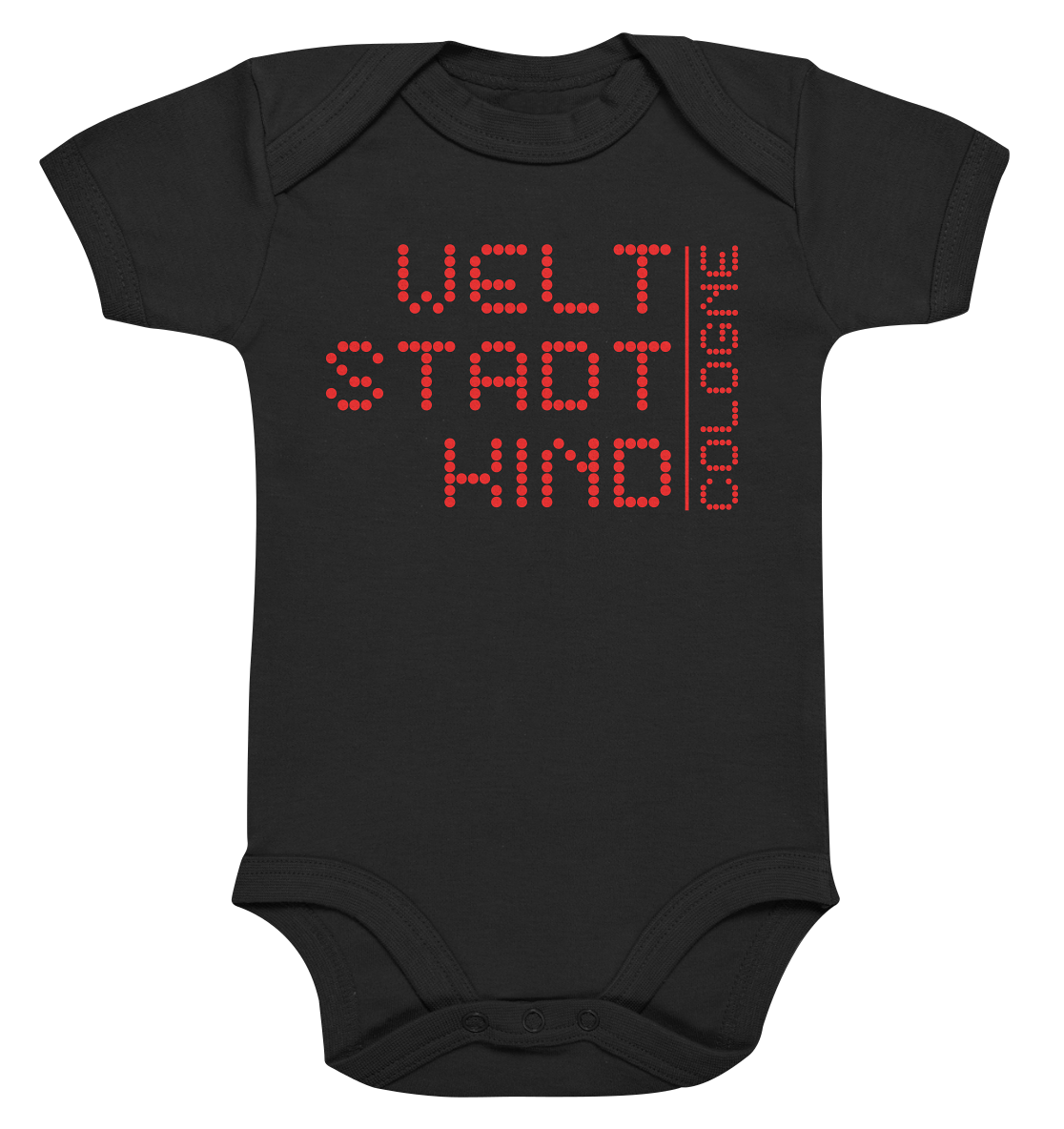 WSK CGN red - Organic Baby Bodysuite
