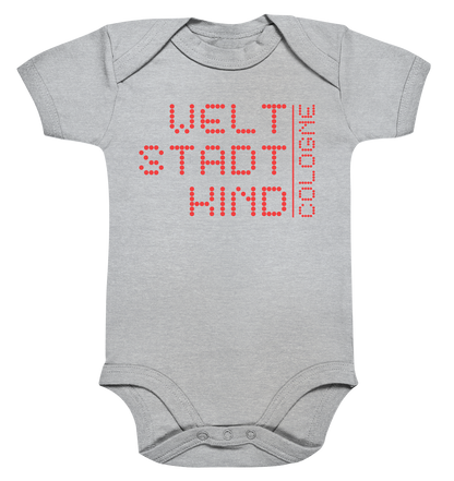 WSK CGN red - Organic Baby Bodysuite