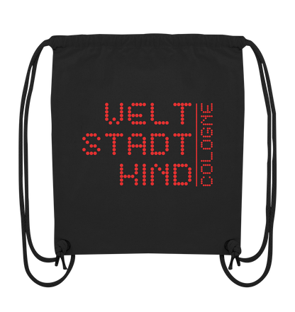 WSK CGN red - Organic Gym-Bag
